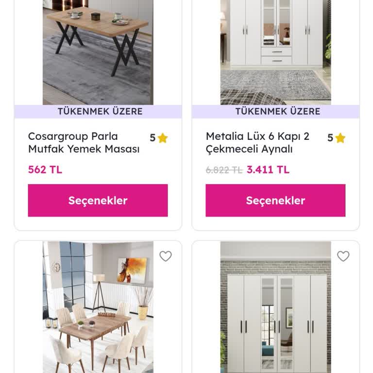 Hesaplievim.com'da Dolap Siparişi Sorunu