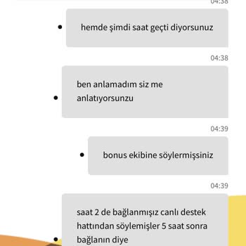 Promosyon Talebi ve Canlı Destek Sorunu