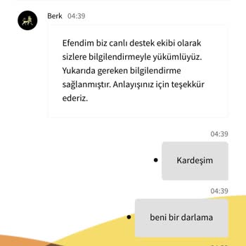 Promosyon Talebi ve Canlı Destek Sorunu