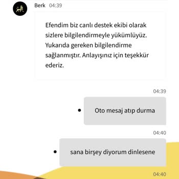 Promosyon Talebi ve Canlı Destek Sorunu