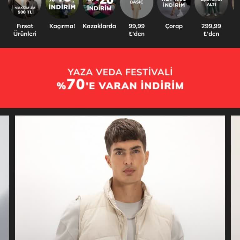 DeFacto Mobil Uygulamada Kargo Ücreti Şoku