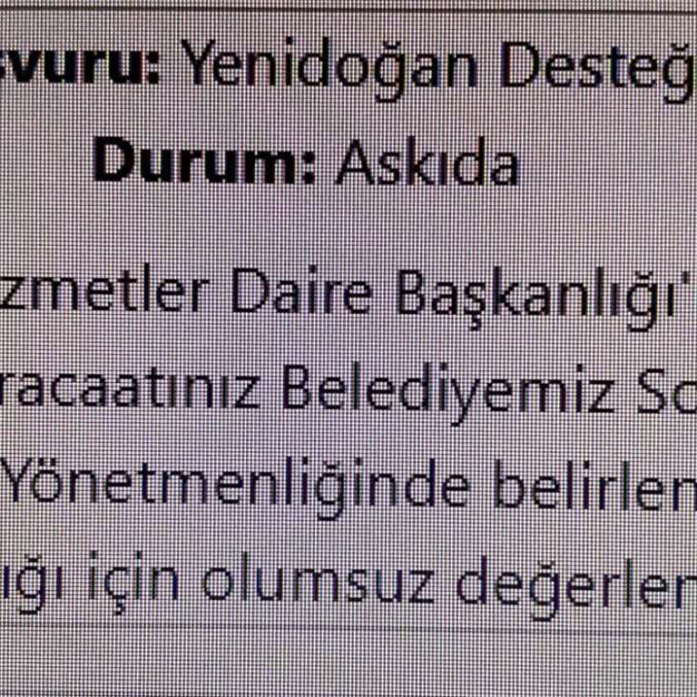 Yenidoğan Paketi Başvurum Neden Askıda Kaldı?