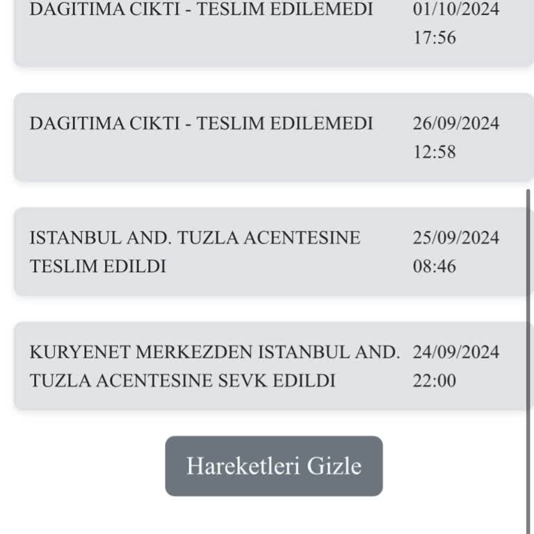 Kuryenet Kart Teslimatında Sürekli Gecikme ve Yanlış Bilgilendirme