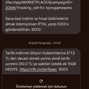 Vodafone'un Taahhüt Yenileme Sürecindeki Sorunlar