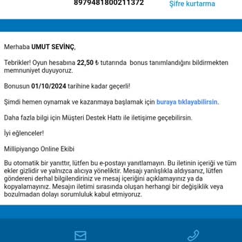 Milli Piyango Kampanyasında Eksik Bonus Yüklemesi