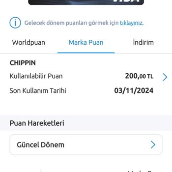 Chippin Puanı Görünmüyor ve İade Talebi