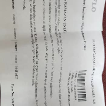 FLO'dan Aldığım Ayakkabı Hüsranı