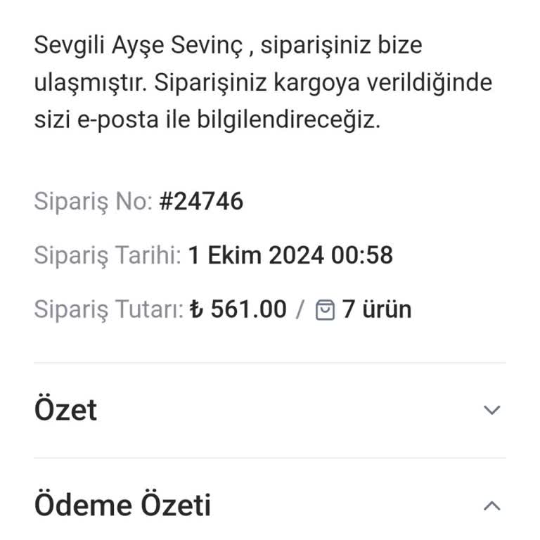 La Podio Butik'ten Alışverişte Mağduriyet ve İletişim Sorunu
