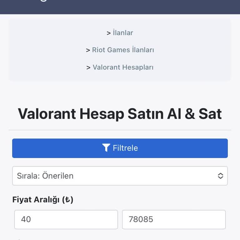 Gamermarkt Sitesinde Süregelen İlan Hatası Sorunu