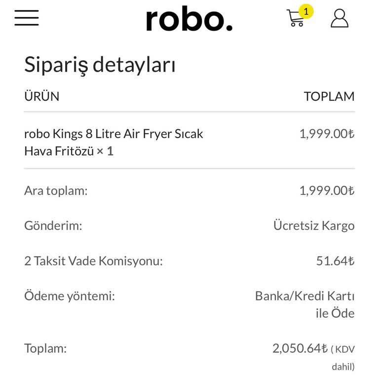 Robotürkiye ile İletişim Sorunları ve İade Süreci Engeli