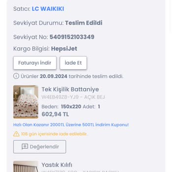 Eksik Ürünler ve Yetersiz Müşteri Hizmetleri