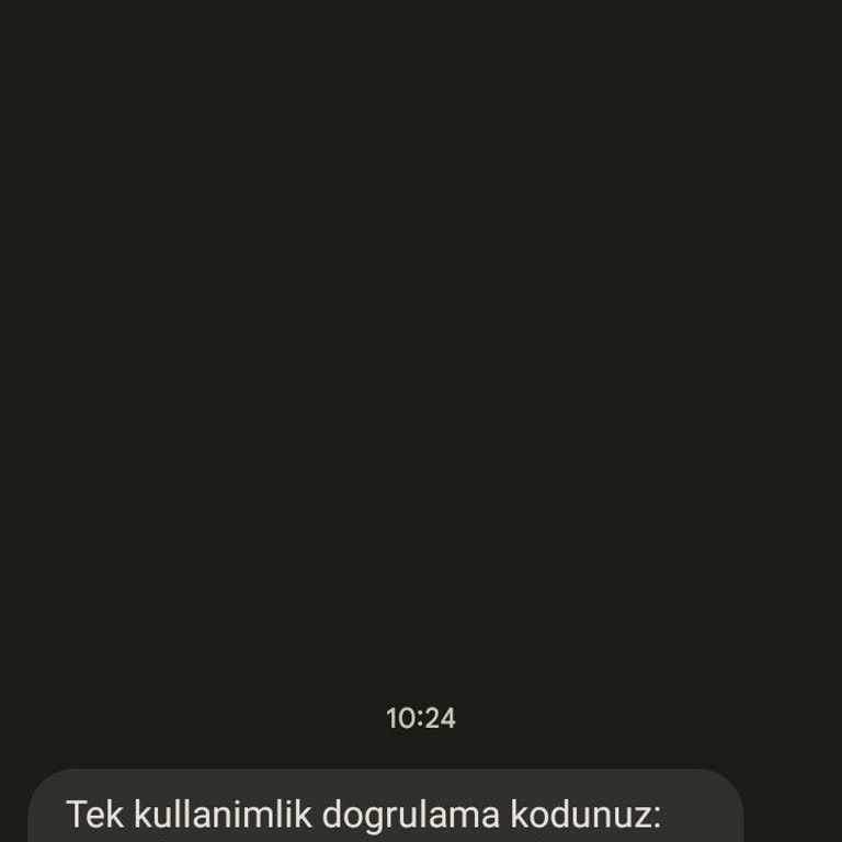 Bilinmeyen Uygulama Üzerinden Gelen Doğrulama Kodu
