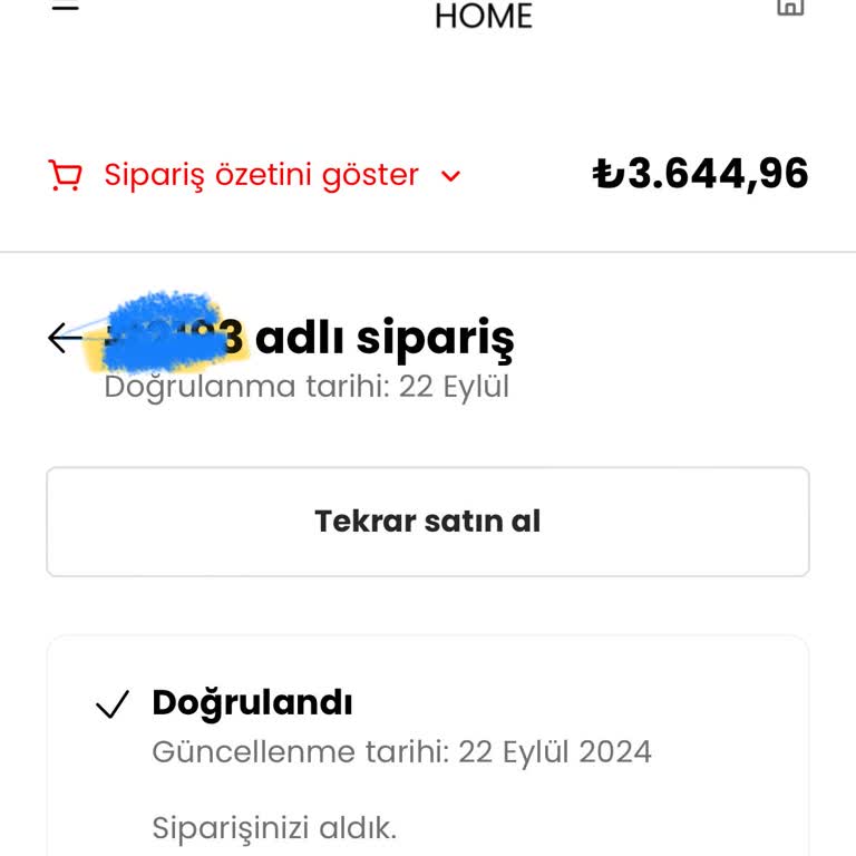 Kargoya Verilmeyen Sipariş ve Ulaşılamayan Müşteri Hizmetleri