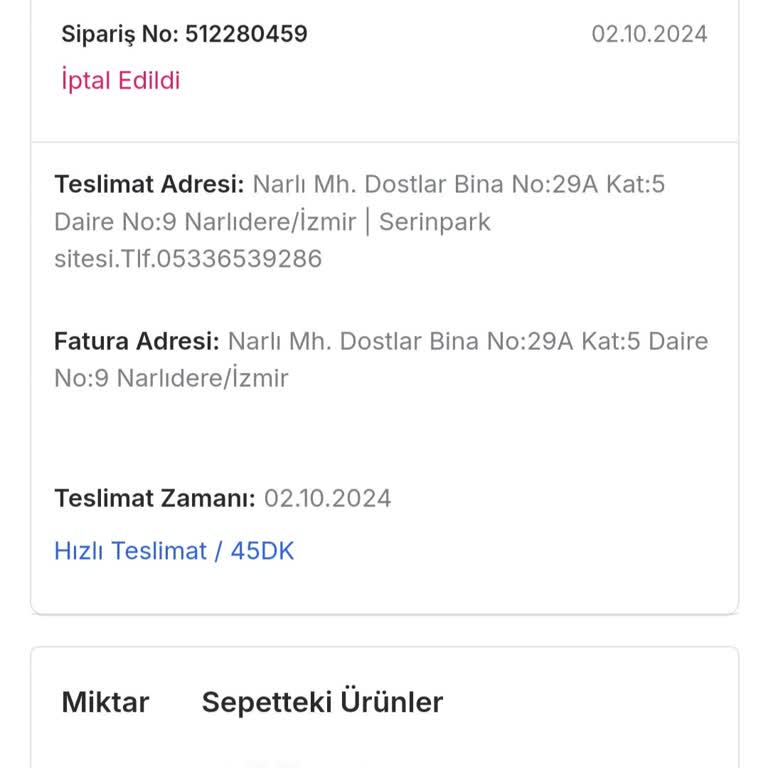 Ürün Yok, Para İadesi de Yok!