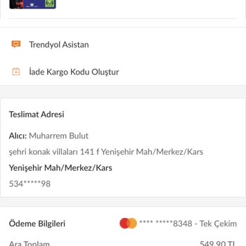 Yanlış Adrese Teslim ve İade Sorunu