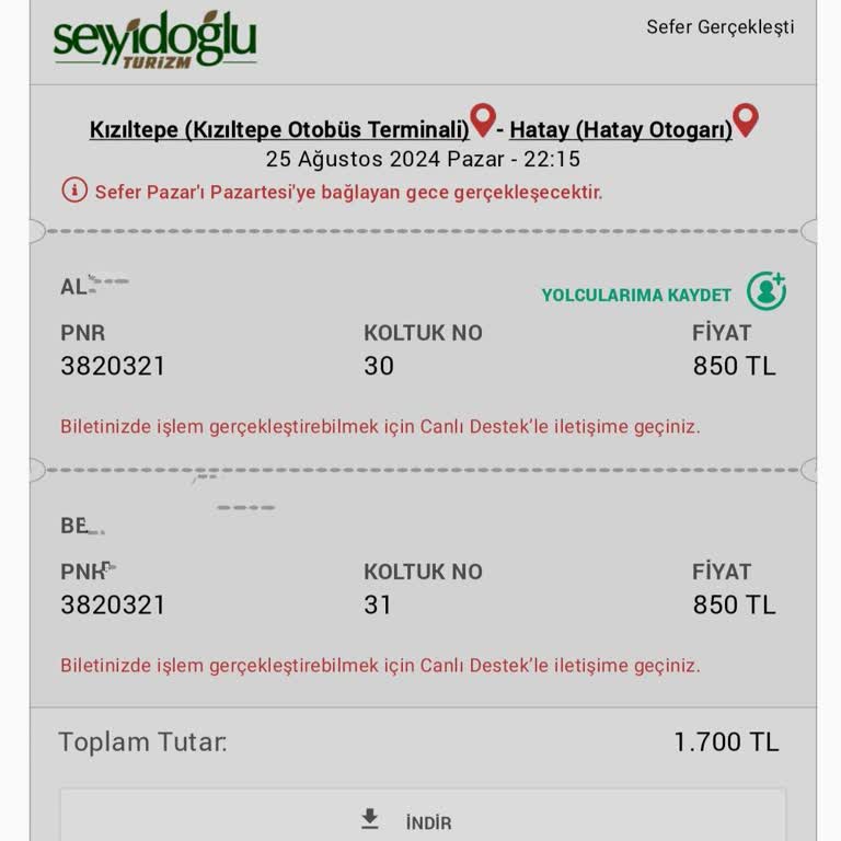 Midyat Seyyidoğlu Turizm Kaybolan Gitar Ve İlgisiz Hizmet