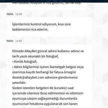 Altaybet'te Çekim İşlemlerinde Bilgi ve Güven Sorunu