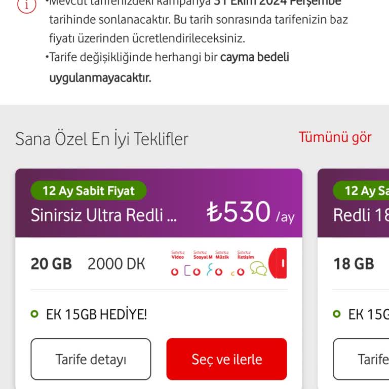 Vodafone'un Belirsiz Baz Fiyatı ve Yüksek Fatura Şoku