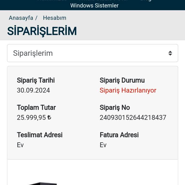 Ürün Hazırlık Süreci ve Müşteri Hizmetleri Sorunu