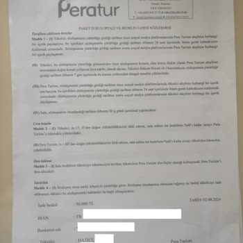 Tur İptali ve Ücret İadesinde Yaşanan Gecikmeler