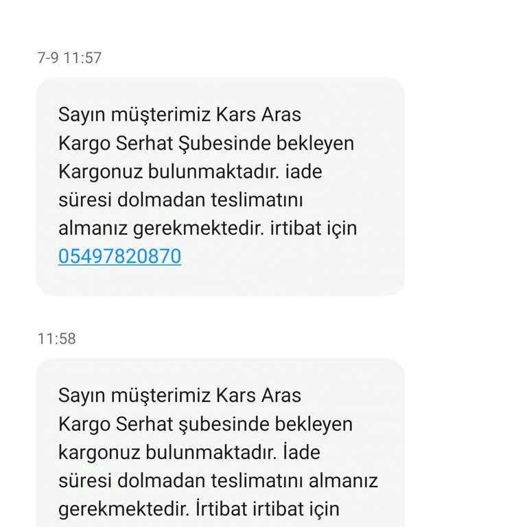 Aras Kargo'nun Eve Teslimat Sorunu ve Müşteri Mağduriyeti