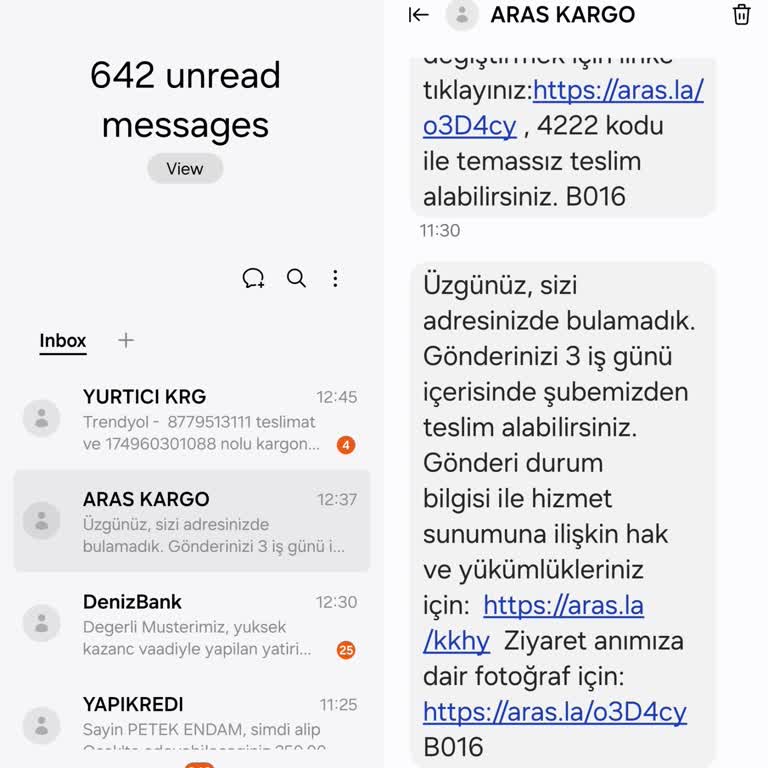 Yanıltıcı Teslimat Bildirimi ve Ulaşım Sorunu