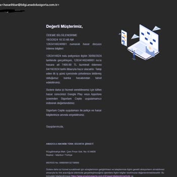 Yanlış E-posta Adresine Sürekli Bildirim