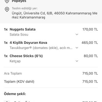 İptal Edilmeyen Sipariş ve Para İadesi Sorunu