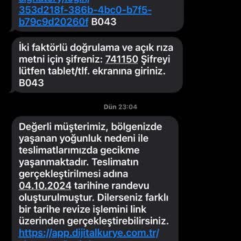 Dijital Kurye Sorunları ve Randevu Karmaşası