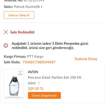 Trendyol Kullanılmış Ve Sahte Parfüm Skandalı