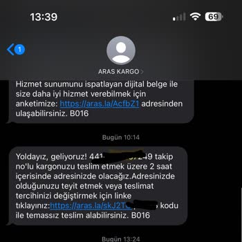 Aras Kargo Şubesinde İletişim Sorunu ve Teslimat Yanıltmacası