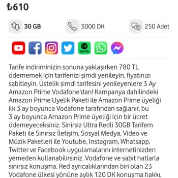 Vodafone'da Fiyat Artışı ve Tarife Sorunu