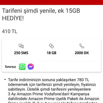 Vodafone'da Fiyat Artışı ve Tarife Sorunu