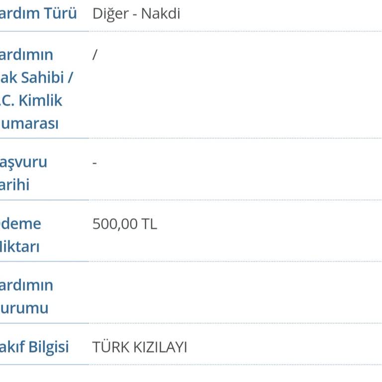 E-Devlet Üzerindeki Belirsiz Yardım Ve Kızılay İletişim Sorunları
