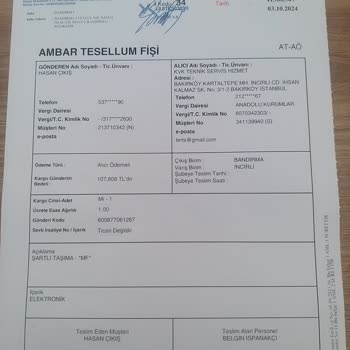 Yurtiçi Kargo'nun Sorumluluk Reddine Tepki