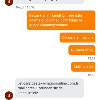 Migros'un İletişim ve İade Sorunları: Hayal Kırıklığı