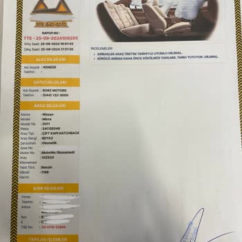 Ekspertiz Hatası Nedeniyle Maddi Zarar