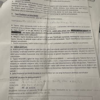Teslim Edilmeyen Motosikletler ve İletişim Sorunları