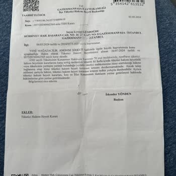 Teslim Edilmeyen Motosikletler ve İletişim Sorunları