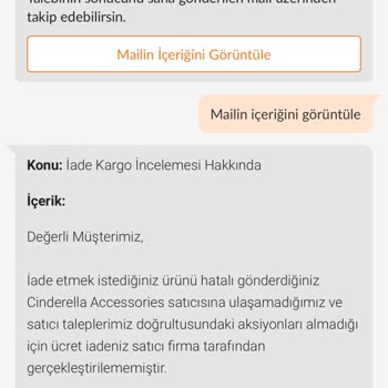 Yanlış İade ve İletişim Sorunu