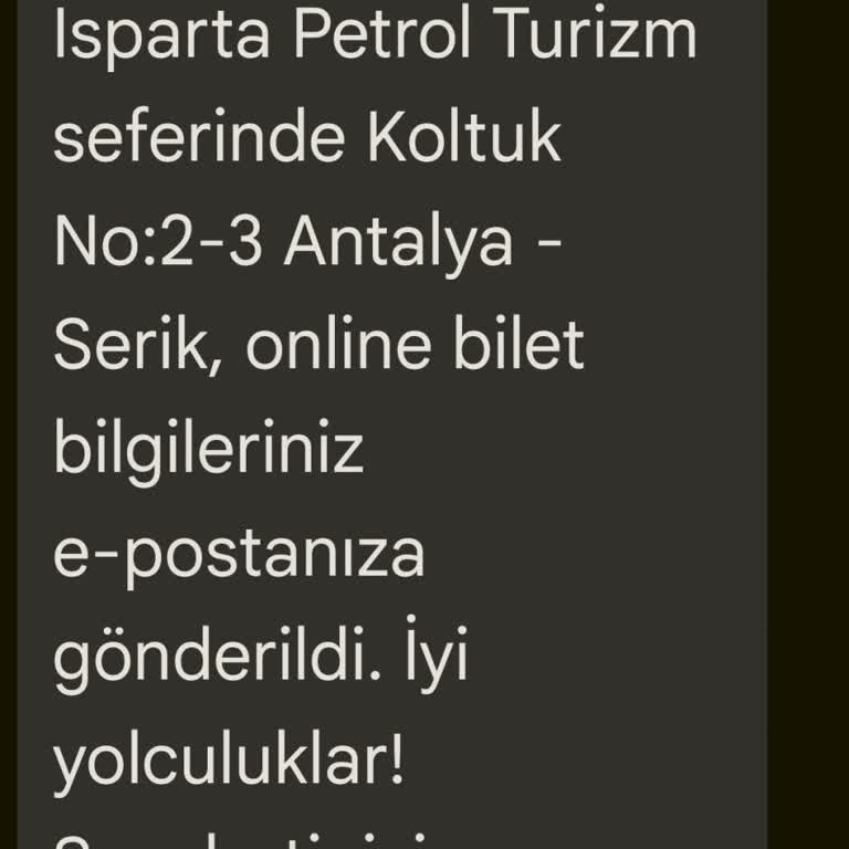 Isparta Petrol Turizm Serik Otobüsünde Yaşanan Belirsizlik Ve Zaman Kaybı