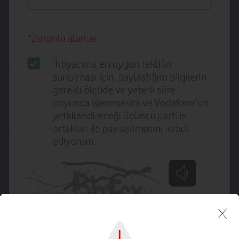 Vodafone FreeZone Kullanıcı Tanımlama Sorunu