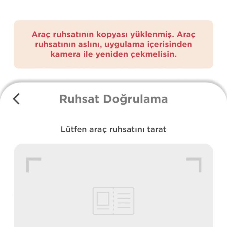 Martı Tag Uygulamasında Ruhsat Yükleme Sorunu