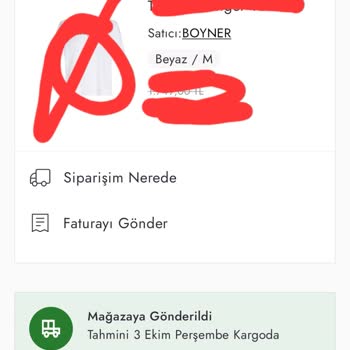 Kayıp Kargo Bilgisi ve Yanıltıcı Mağaza Bilgisi