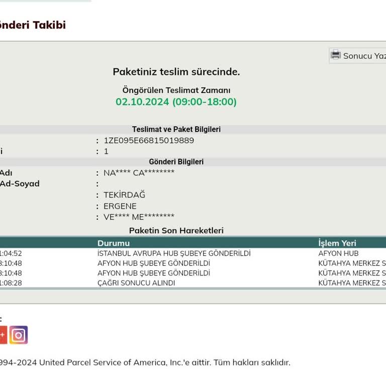 Kargo Teslimatında Gecikme ve Bilgilendirme Eksikliği