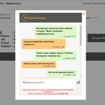 Kargo Şirketi Mağduriyeti: Mama Sandalyesi Teslim Edilemiyor