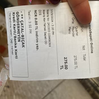 Eksik ve Yanlış Sipariş Sorunu