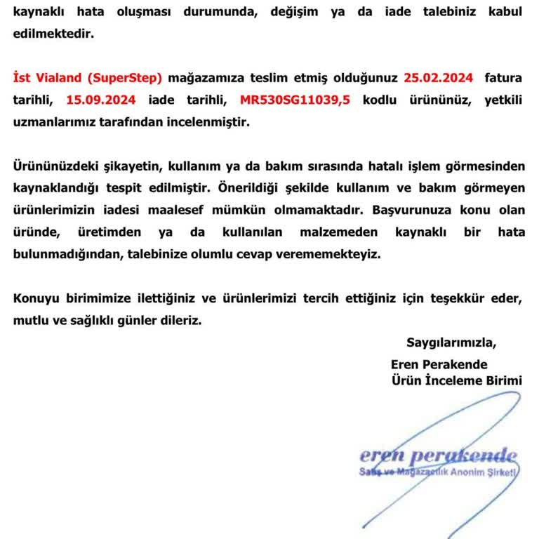 New Balance ayakkabılarda 6 ayda delikler ve yırtılmalar