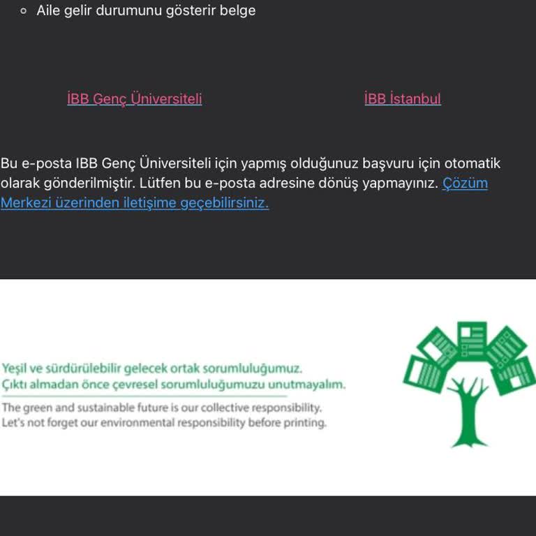 İBB Burs Başvurusunda Belge Güncelleme Sorunu