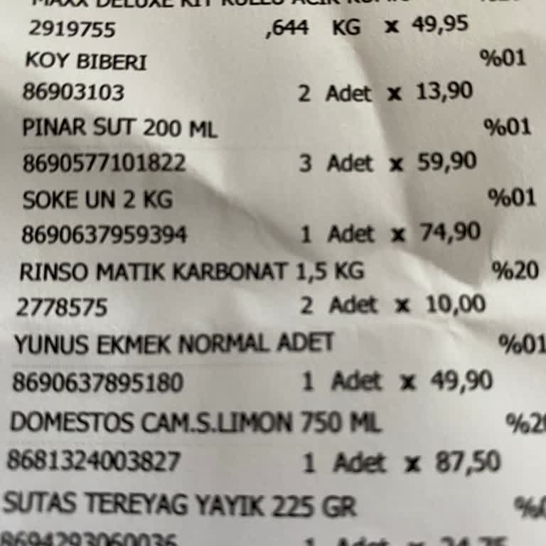 Yunus Market'ten alınan unların kötü kokusu şaşırtıyor